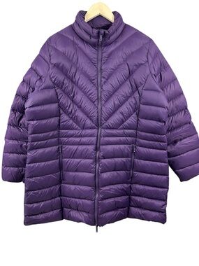 Penningtons In Every Story Quilted Down Puffer Jacket Plus Size 1X